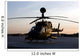 Oh-58d Kiowa during Sunset Wall Decal Design 3