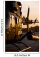 Oh-58d Kiowa during Sunset Wall Decal Design 2