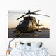 Oh-58d Kiowa during Sunset Wall Decal Design 1