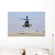 Oh-58d Kiowa Warrior Hovers Wall Decal Design 2