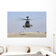 Oh-58d Kiowa Warrior Hovers Wall Decal Design 2
