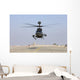 Oh-58d Kiowa Warrior Hovers Wall Decal Design 2