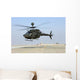 Oh-58d Kiowa Warrior Hovers Wall Decal Design 1