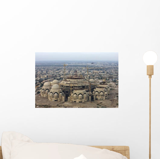 Aerial Saddam Hussein's Great Wall Decal