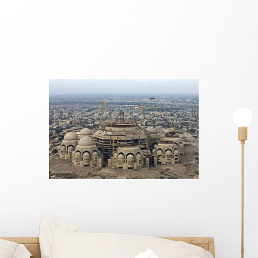 Aerial Saddam Hussein's Great Wall Decal