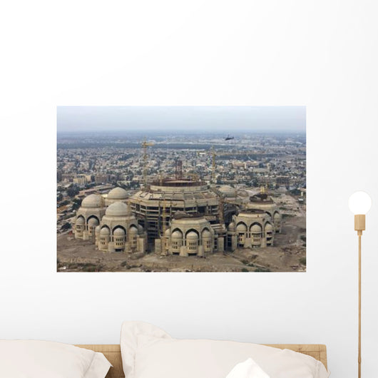Aerial Saddam Hussein's Great Wall Decal