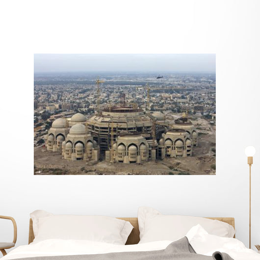 Aerial Saddam Hussein's Great Wall Decal