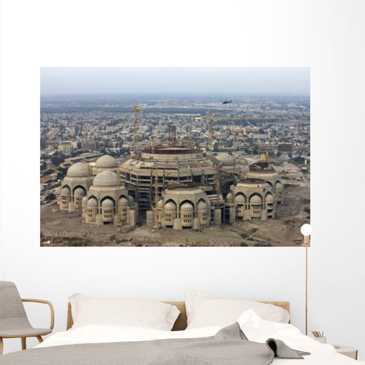 Aerial Saddam Hussein's Great Wall Decal