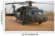 Uh-60l Black Hawk with Wall Decal Design 2