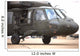Uh-60 Black Hawk Taxis Wall Decal Design 4