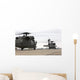 Two Uh-60 Black Hawks Wall Decal Design 3
