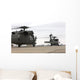 Two Uh-60 Black Hawks Wall Decal Design 3
