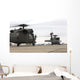 Two Uh-60 Black Hawks Wall Decal Design 3