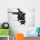 Two Uh-60 Black Hawks Wall Decal Design 1