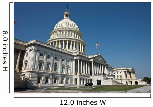 United States Capitol Building Wall Decal Design 2