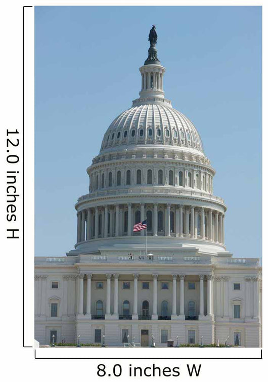 United States Capitol Building Wall Decal Design 1