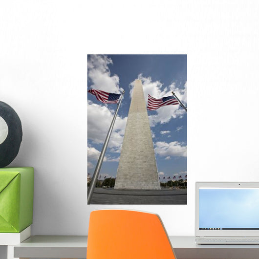 Washington Monument and American Wall Decal