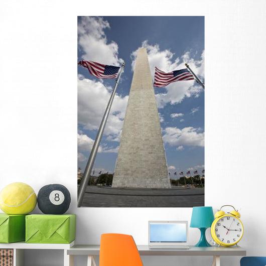 Washington Monument and American Wall Decal