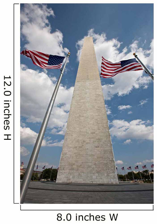 Washington Monument and American Wall Decal