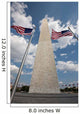 Washington Monument and American Wall Decal