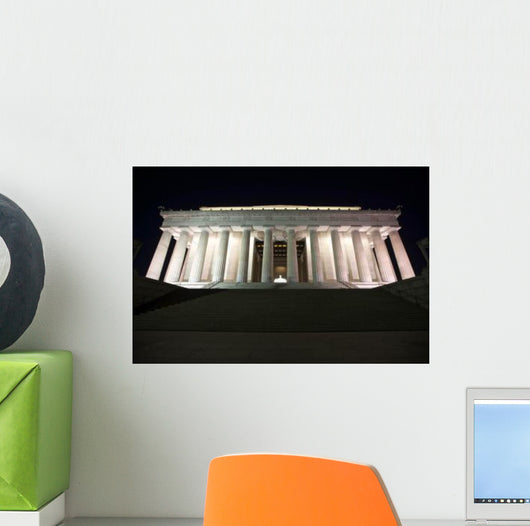 Lincoln Memorial Lit up Wall Decal