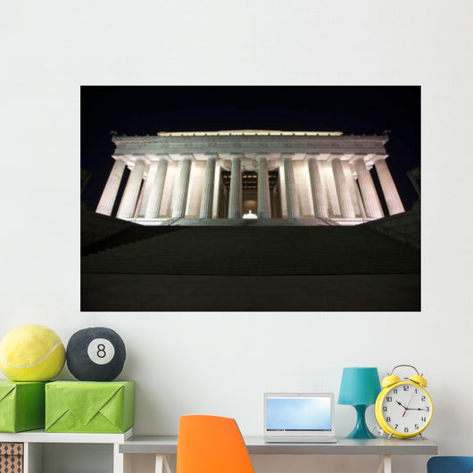 Lincoln Memorial Lit up Wall Decal