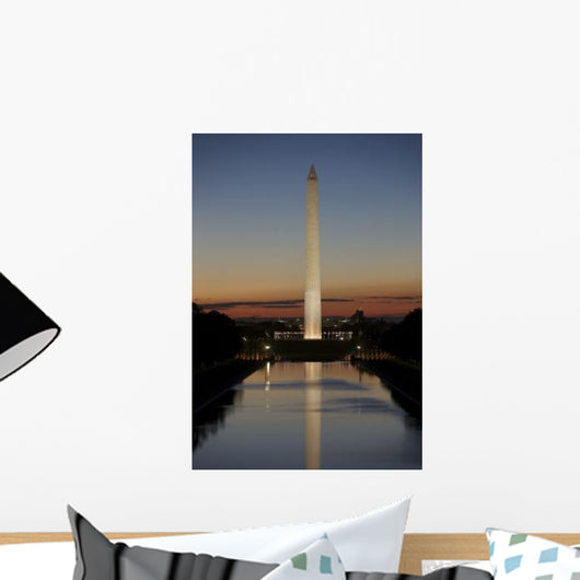 Washington Monument Sunset Washington Wall Decal Design 2