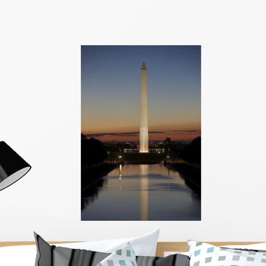 Washington Monument Sunset Washington Wall Decal Design 2