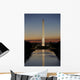 Washington Monument Sunset Washington Wall Decal Design 2