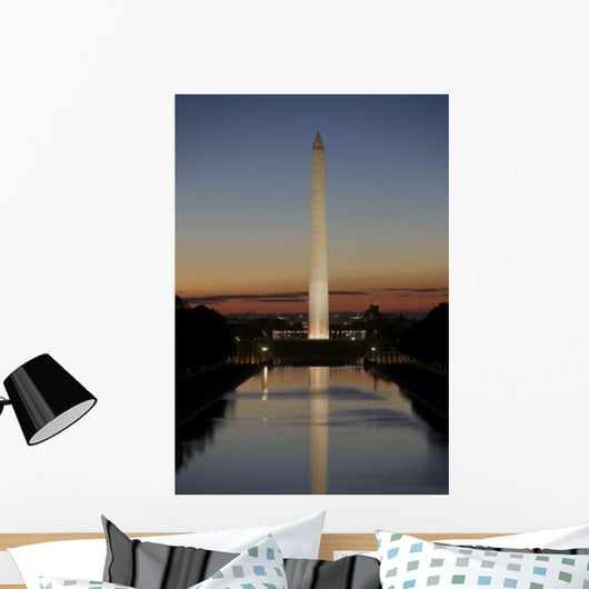 Washington Monument Sunset Washington Wall Decal Design 2