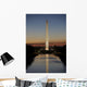 Washington Monument Sunset Washington Wall Decal Design 2
