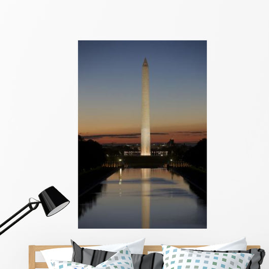 Washington Monument Sunset Washington Wall Decal Design 2