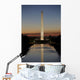 Washington Monument Sunset Washington Wall Decal Design 2