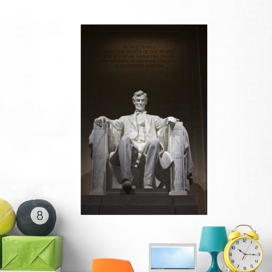 Lincoln Memorial Washington Dc Wall Decal Design 3