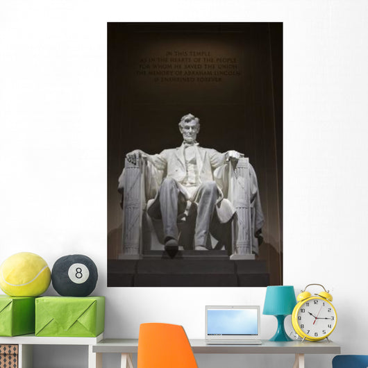 Lincoln Memorial Washington Dc Wall Decal Design 3