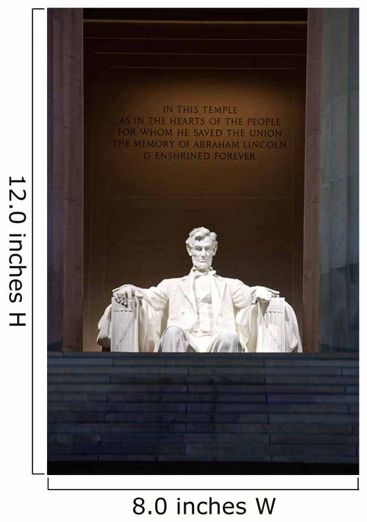 Lincoln Memorial Washington Dc Wall Decal Design 2
