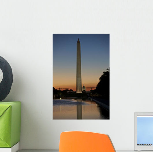 Washington Monument Sunset Washington Wall Decal Design 1