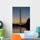 Washington Monument Sunset Washington Wall Decal Design 1