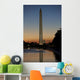 Washington Monument Sunset Washington Wall Decal Design 1