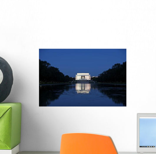 Lincoln Memorial Reflection Pool Wall Decal
