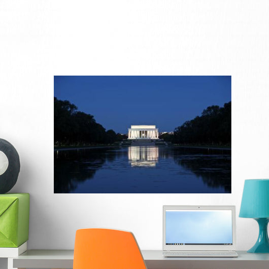 Lincoln Memorial Reflection Pool Wall Decal