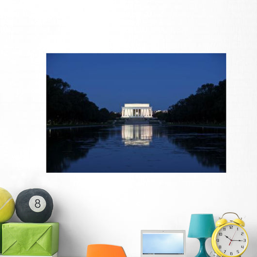 Lincoln Memorial Reflection Pool Wall Decal