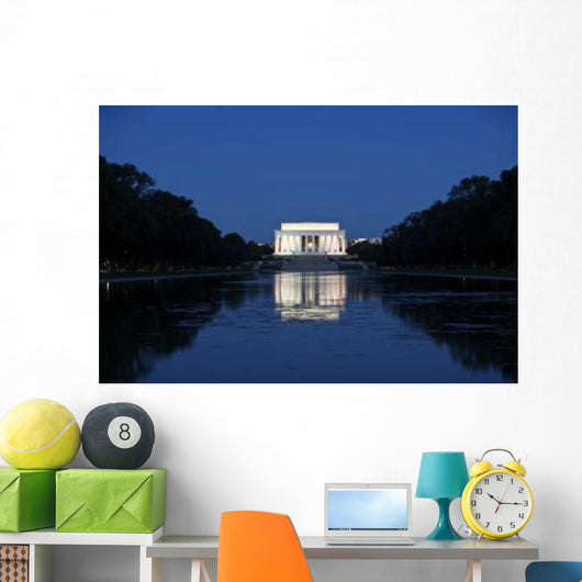 Lincoln Memorial Reflection Pool Wall Decal