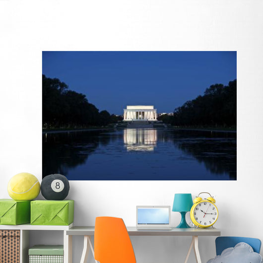 Lincoln Memorial Reflection Pool Wall Decal