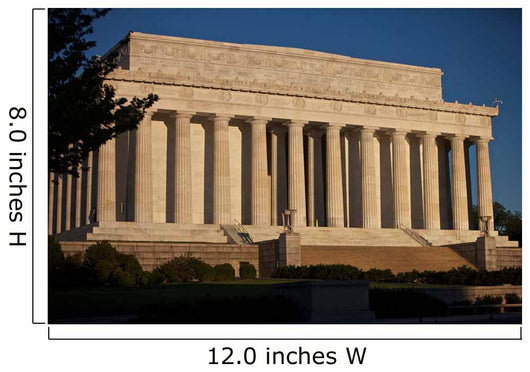 Lincoln Memorial Washington Dc Wall Decal Design 1