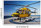 Bell 407 Utility Helicopter Wall Decal Design 10