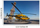 Bell 407 Utility Helicopter Wall Decal Design 8