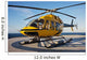 Bell 407 Utility Helicopter Wall Decal Design 6