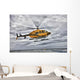 Bell 407 Utility Helicopter Wall Decal Design 5