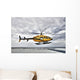 Bell 407 Utility Helicopter Wall Decal Design 4